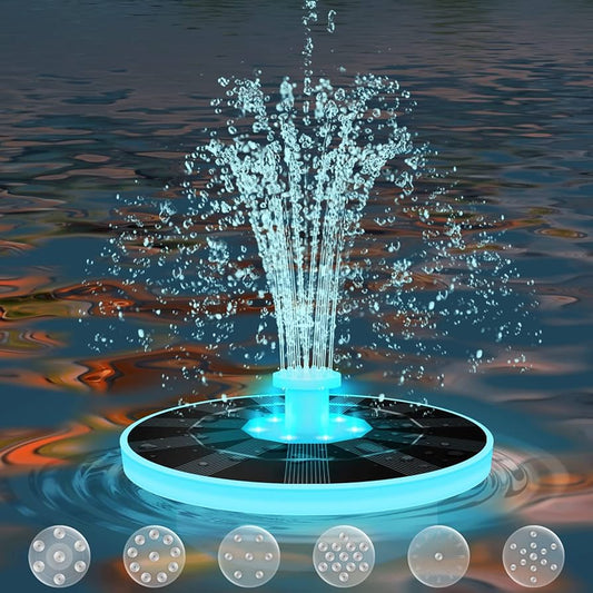 SolarGlow™ Pool Fountain Lightshow