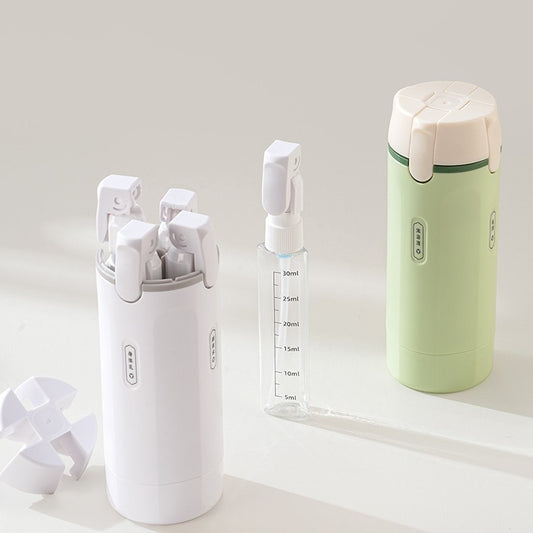 4-in-1 Travel Pump Bottle,Cosmetic Container