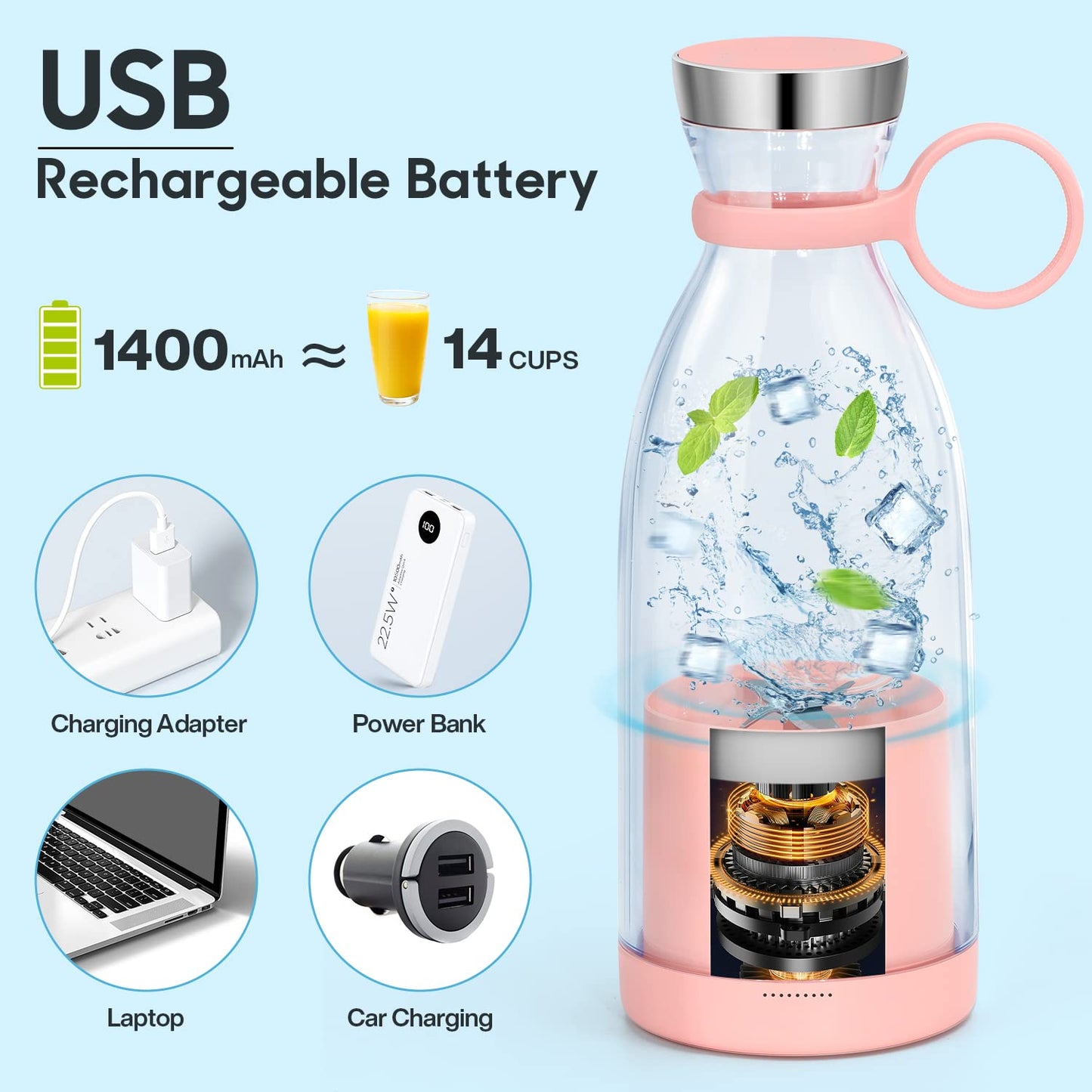 Traverl Portable Mini
Juice Blender