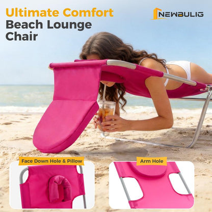 Foldable Beach Lounge Chair
