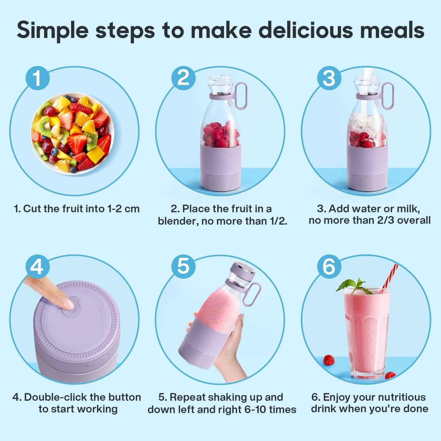 Traverl Portable Mini
Juice Blender