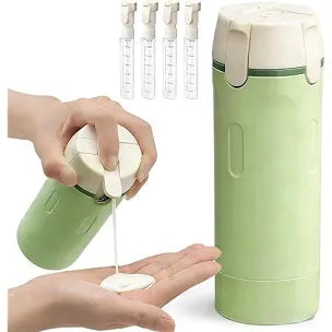 4-in-1 Travel Pump Bottle,Cosmetic Container