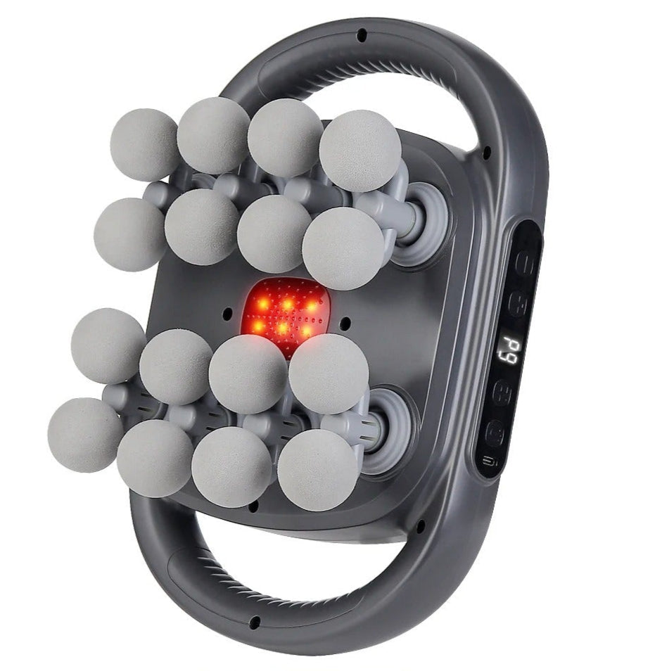 16-head Massager, Electric Muscle Massager, Portable Handheld Muscle Massager - Velqour