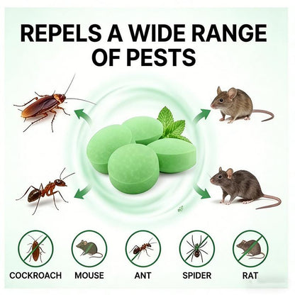 Natural Peppermint Pest Repellent Tablets