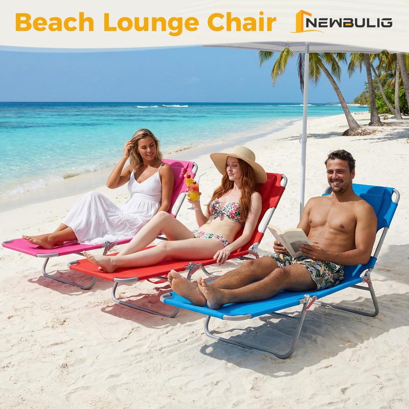 Foldable Beach Lounge Chair